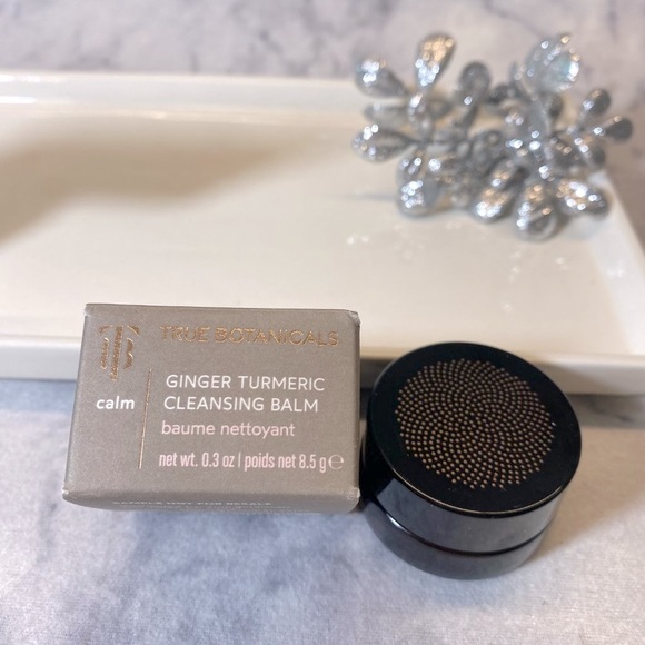 True Botanicals Ginger Turmeric Cleansing Balm, Multitasking, NEW - Mini 8.5 g - Picture 3 of 10